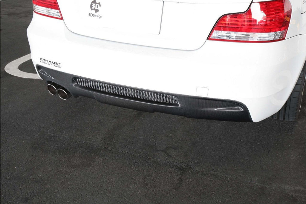 3DDesign Carbon Diffusor für BMW 1er E82 mit M-Paket