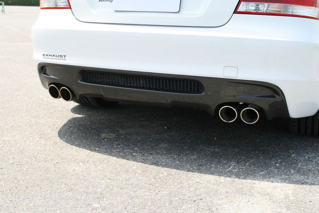 3DDesign Carbon Diffusor für BMW 1er E82 mit M-Paket für Duplex AGA