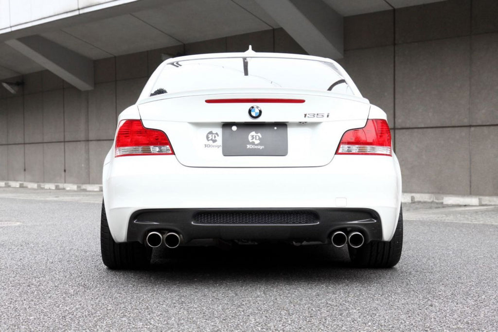 3DDesign Carbon Diffusor für BMW 1er E82 mit M-Paket für Duplex AGA