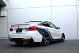 3DDesign Carbon Diffusor für BMW 4er F32 F36 mit M-Paket mit Duplex AGA (435i)