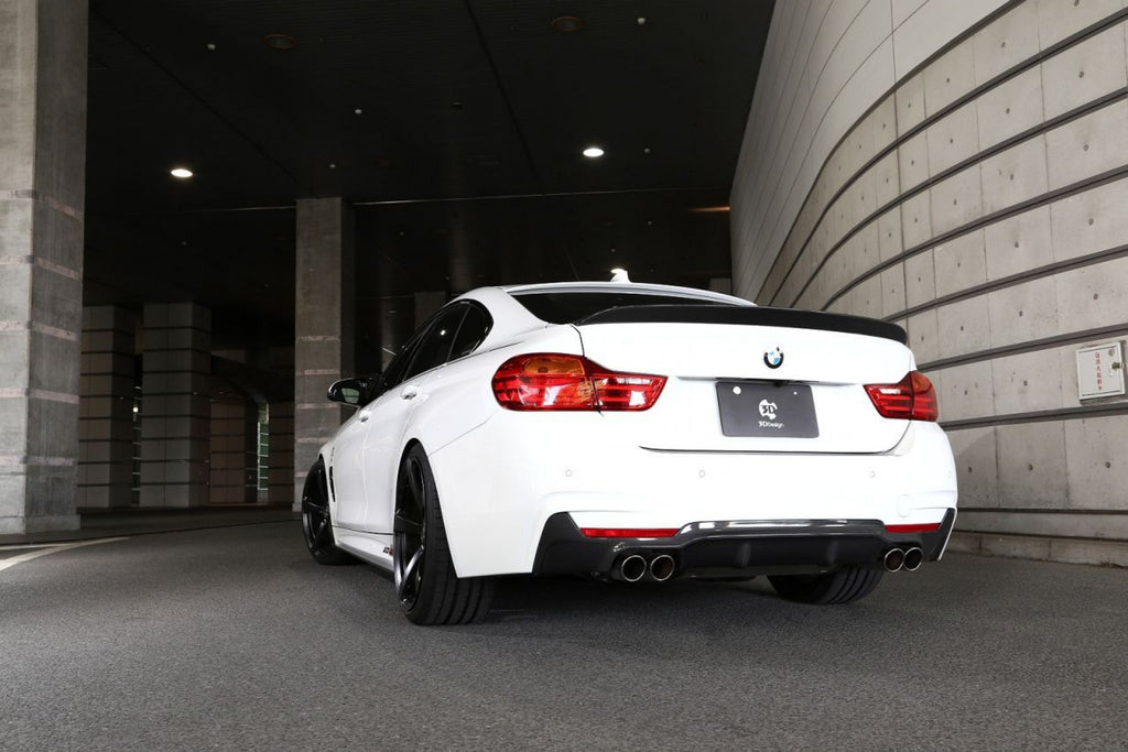 3DDesign Carbon Diffusor für BMW 4er F32 F36 mit M-Paket mit Duplex AGA (420i, 428i)