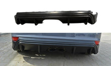 Laden Sie das Bild in den Galerie-Viewer, Maxton Design Diffusor Heck Ansatz passend für Ford Focus ST Mk3 FL (RS-Look) schwarz Hochglanz
