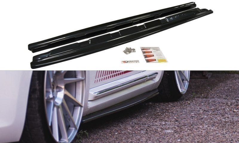 Maxton Design Seitenschweller Ansatz passend für VW BEETLE schwarz Hochglanz