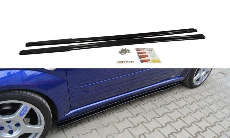 Maxton Design Seitenschweller passend für Diffusers Ford Focus RS Mk1 schwarz Hochglanz
