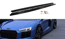 Laden Sie das Bild in den Galerie-Viewer, Maxton Design Seitenschweller Ansatz passend für Audi R8 Mk.2 schwarz Hochglanz