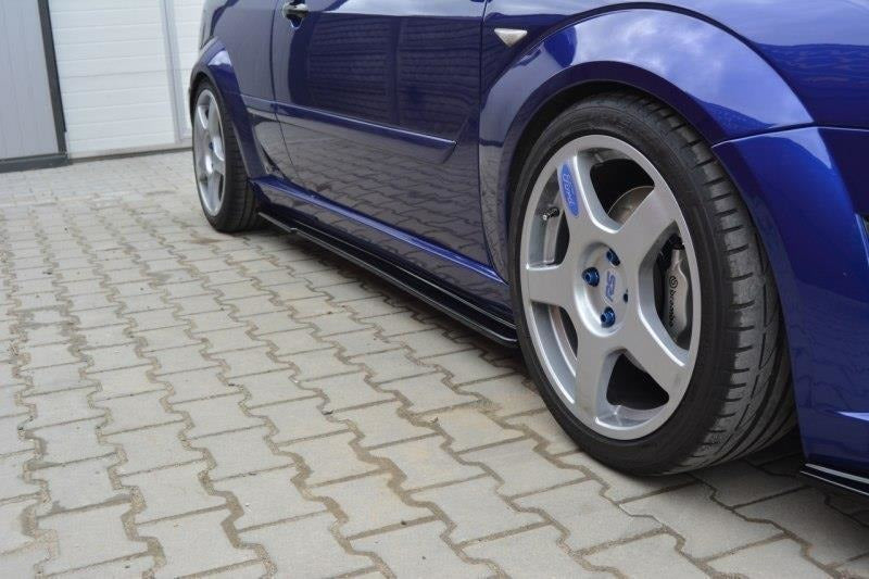 Maxton Design Seitenschweller passend für Diffusers Ford Focus RS Mk1 schwarz Hochglanz