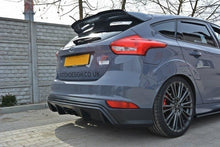 Laden Sie das Bild in den Galerie-Viewer, Maxton Design Diffusor Heck Ansatz passend für Ford Focus ST Mk3 FL (RS-Look) schwarz Hochglanz