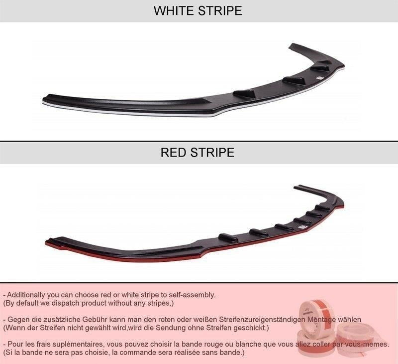 Maxton Design Front Diffuser V.2 Audi A4 B8 schwarz Hochglanz