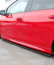 Laden Sie das Bild in den Galerie-Viewer, Maxton Design Seitenschweller Ansatz passend für VW GOLF 6 GTI 35TH / R20 schwarz Hochglanz