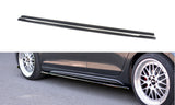 Maxton Design Seitenschweller Ansatz passend für VW GOLF 6 GTI/ GTD schwarz Hochglanz