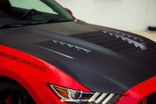 Laden Sie das Bild in den Galerie-Viewer, Anderson Composites Trockencarbon Motorhaube für Ford Shelby Gt350 2015-2019 Style
