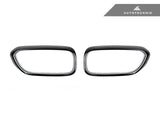 Autotecknic Carbon Frontgrill Cover für BMW 5er G30 2x2 weave
