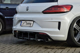 Ingo Noak Gefräßter Heckansatz  mit Finnen für VW Scirocco R Facelift
