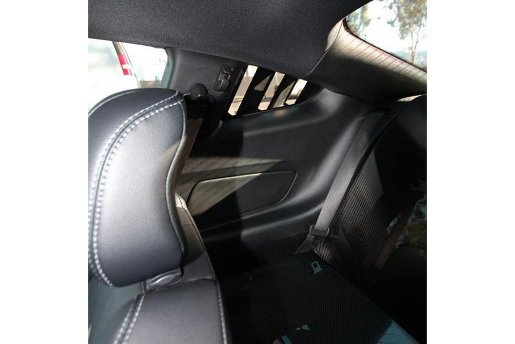 Anderson Composites Carbon belüftete Seitenfensterlamellen (Paar) Type-Vented für Ford Mustang 2015-2018