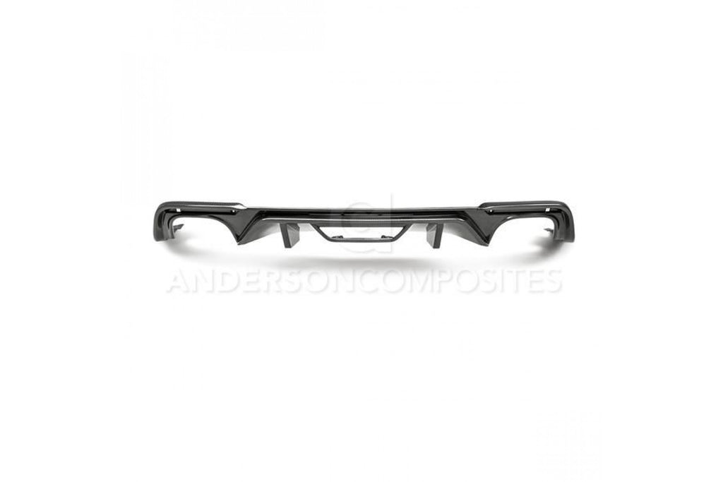 Anderson Composites Carbon Diffusor Quad-Tip für Ford Mustang 2018+ Type OE