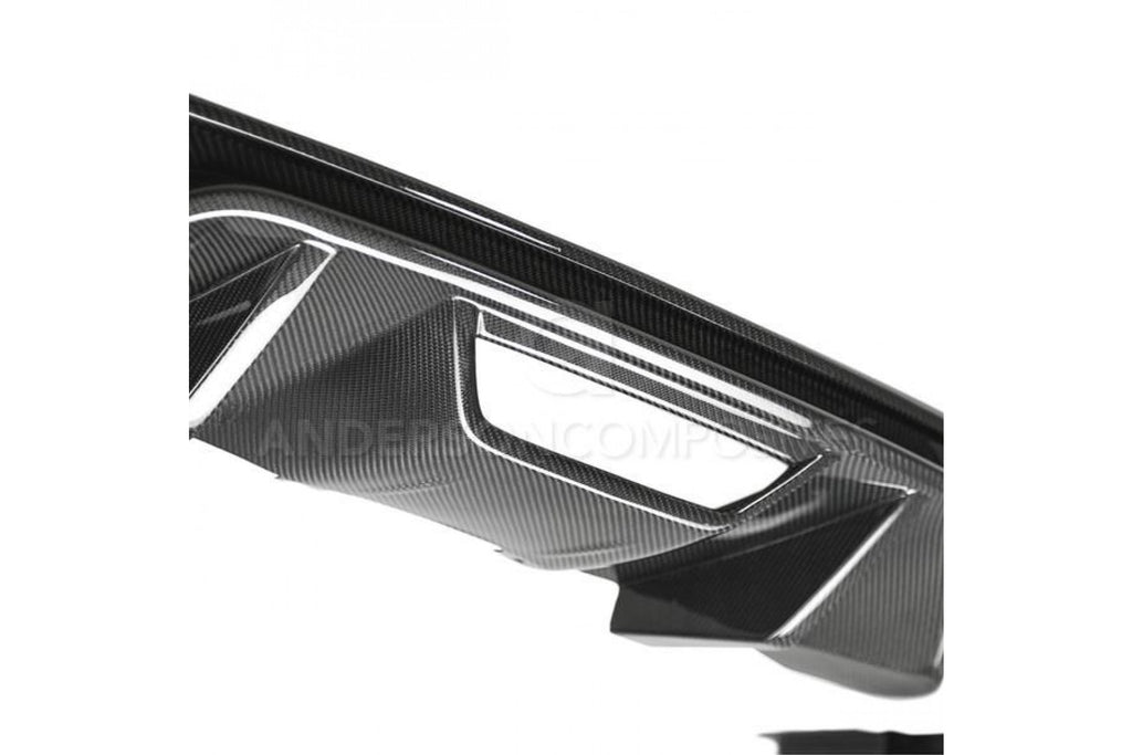 Anderson Composites Carbon Diffusor Quad-Tip für Ford Mustang 2018+ Type OE