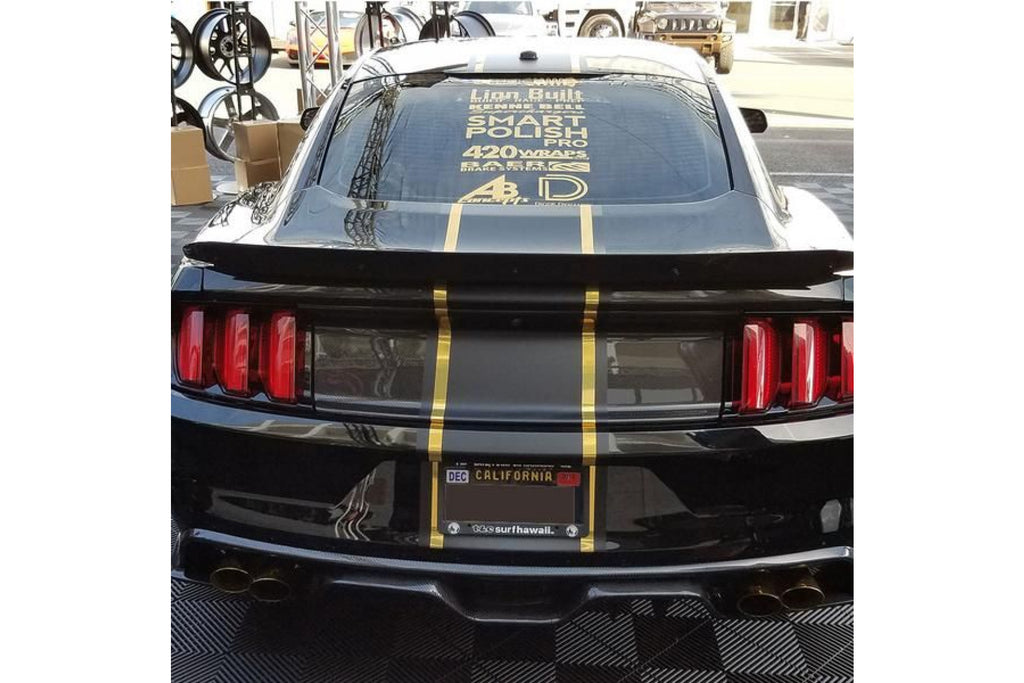 Anderson Composites Carbon Heckdiffusor Quad-Tip-Auspuff für Ford Mustang Ecoboost und GT 2015-2017