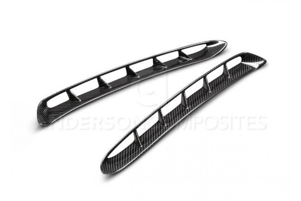Anderson Composites Carbon Kotflügel Lufteinlässe für Ford Mustang 2015-2017 GT350 STYLE