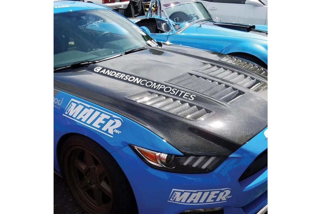 Anderson Composites Carbon Motorhaube doppelseitig für Ford Mustang 2015-2017 TYPE-TW