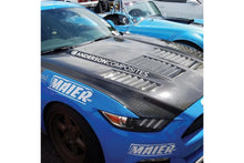 Laden Sie das Bild in den Galerie-Viewer, Anderson Composites Carbon Motorhaube doppelseitig für Ford Mustang 2015-2017 TYPE-TW