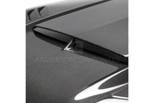 Laden Sie das Bild in den Galerie-Viewer, Anderson Composites Carbon Motorhaube Ram Air für Ford Mustang 2018+