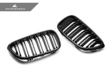 AutoTecknic Carbon Frontgrill mit Doppellamellen - F22 2-Serie