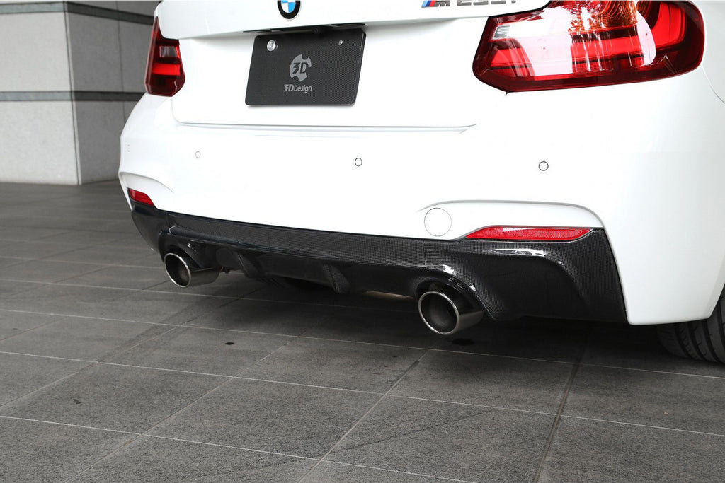 3DDesign Carbon Diffusor für BMW 2er F22 mit M-Paket
