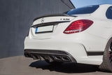 Boca Carbon Diffusor Race für Mercedes W205 S205 C63 AMG