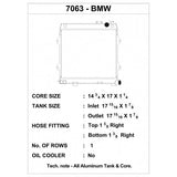 CSF Wärmetauscher Wasserkühler für BMW E30 M3