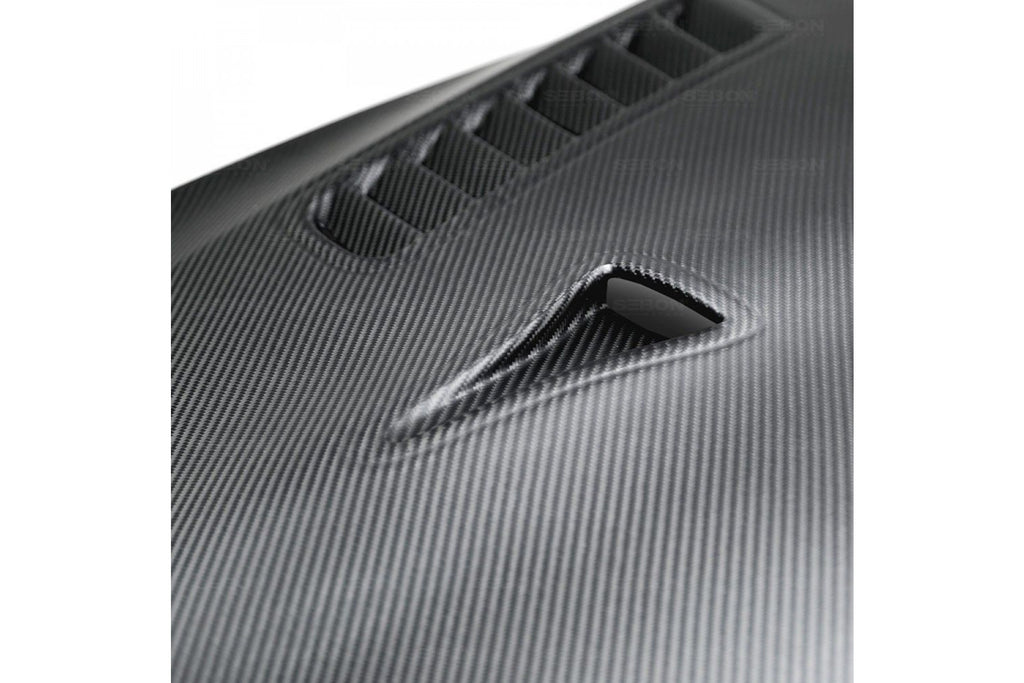 Seibon Carbon Motorhaube für Nissan Skyline R35 GT-R 2009 - 2015 Trockencarbon ES-Style