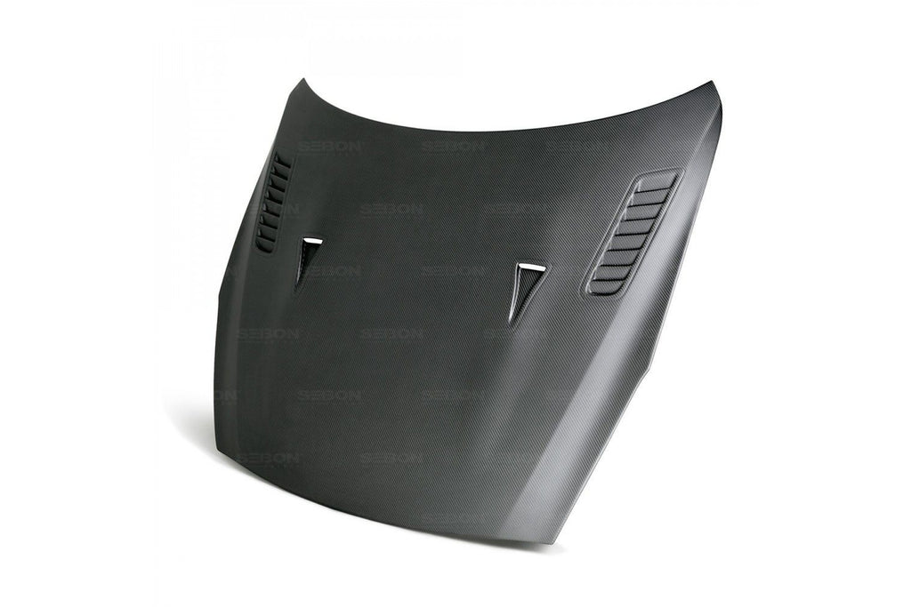 Seibon Carbon Motorhaube für Nissan Skyline R35 GT-R 2009 - 2015 Trockencarbon ES-Style