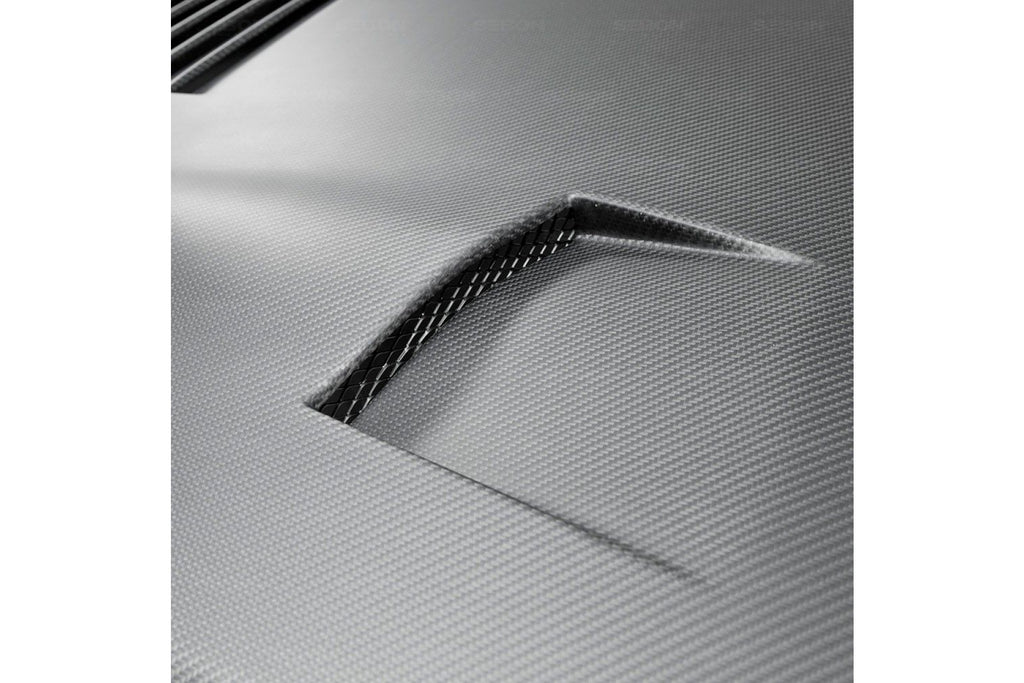 Seibon Carbon Motorhaube für Nissan Skyline R35 GT-R 2009 - 2015 Trockencarbon GT-Style