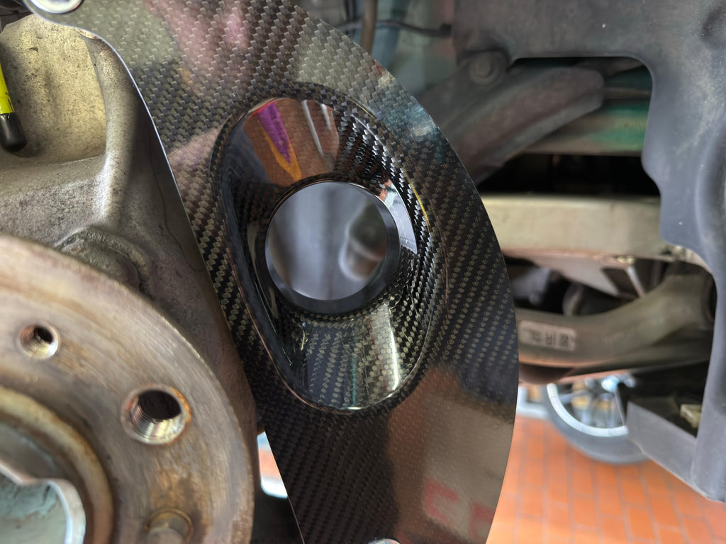 Bremsbelüftung Set Vorderachse Ankerbleche Kohlefaser Carbon passend für BMW G80 G82 G87  M2 M3 M4