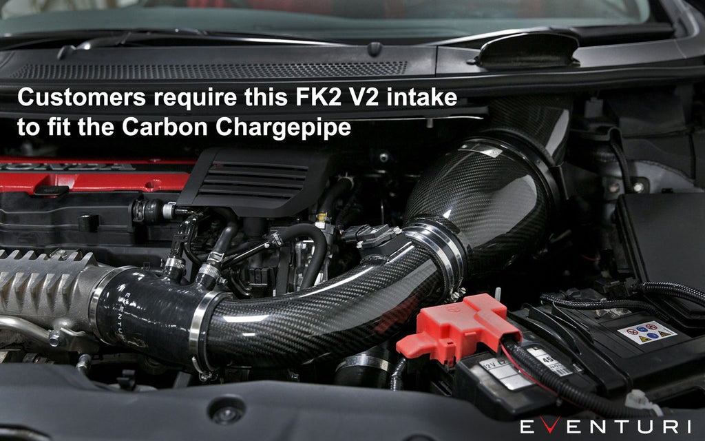 Eventuri Carbon Chargepipe/inlet V3 für Honda Civic FK8 Type-R