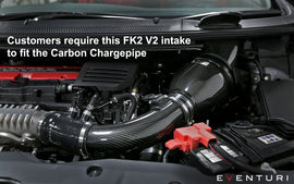 Eventuri Carbon Chargepipe/inlet für Honda Civic FK8 Type-R für V3 Intake