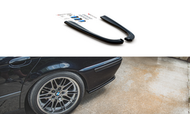 Maxton Design Heck Ansatz Flaps Diffusor für BMW M5  / 5 M-Paket E39 schwarz Hochglanz