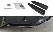 Laden Sie das Bild in den Galerie-Viewer, Maxton Design Heck Ansatz Flaps Diffusor passend für Mercedes CLA A45 AMG C117 Facelift schwarz Hochglanz