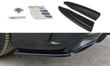 Maxton Design Heck Ansatz Flaps Diffusor passend für Mercedes CLA A45 AMG C117 Facelift schwarz Hochglanz