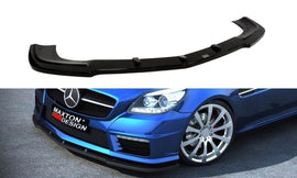 Maxton Design Front Ansatz passend für MERCEDES SLK R172 STANDARD/AMG schwarz Hochglanz