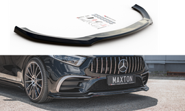 Maxton Design Front Ansatz passend für V.3 Mercedes-Benz CLS AMG-Line C257 schwarz Hochglanz
