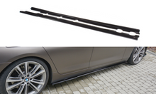 Laden Sie das Bild in den Galerie-Viewer, Maxton Design Seitenschweller Ansatz passend für BMW 6er GRAN COUPE schwarz Hochglanz