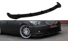 Laden Sie das Bild in den Galerie-Viewer, Maxton Design Front Ansatz passend für BMW 5er E60 / E61 Facelift schwarz Hochglanz