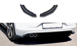 Maxton Design Heck Ansatz Flaps Diffusor passend für VW POLO MK6 GTI schwarz Hochglanz