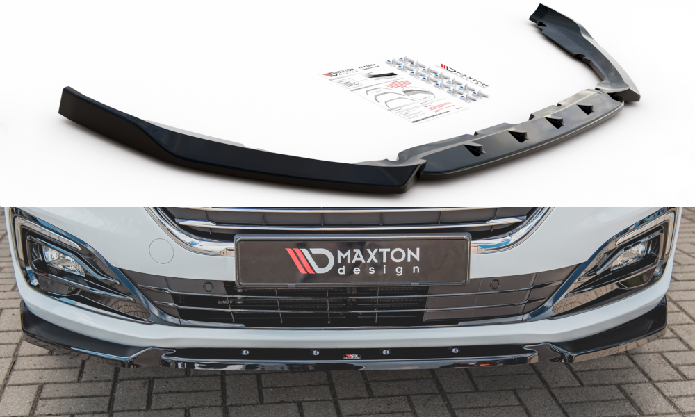 Maxton Design Front Ansatz passend für Ford Mondeo Mk5 Facelift  schwarz Hochglanz