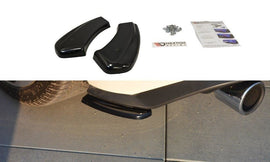 Maxton Design Heck Ansatz Flaps Diffusor passend für VW GOLF 7 GTI FACELIFT schwarz Hochglanz