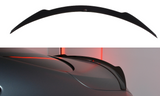 Maxton Design Spoiler CAP passend für MERCEDES- BENZ C-KLASSE W205 COUPE AMG-LINE schwarz Hochglanz
