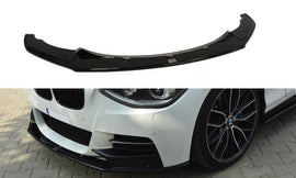 Maxton Design Front Ansatz passend für BMW 1er F20/F21 M-Power (vor Facelift) schwarz Hochglanz