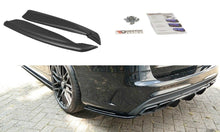 Laden Sie das Bild in den Galerie-Viewer, Maxton Design Heck Ansatz Flaps Diffusor passend für Mercedes C-Klasse S205 63 AMG Kombi schwarz Hochglanz
