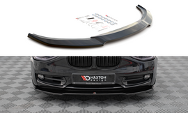 Maxton Design Front Ansatz V.1 für BMW 1er F20 schwarz Hochglanz