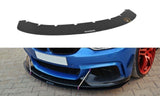 Maxton Design Racing Front Ansatz passend für V.3 passend für BMW 4er F32 M Paket & M-PERFORMANCE